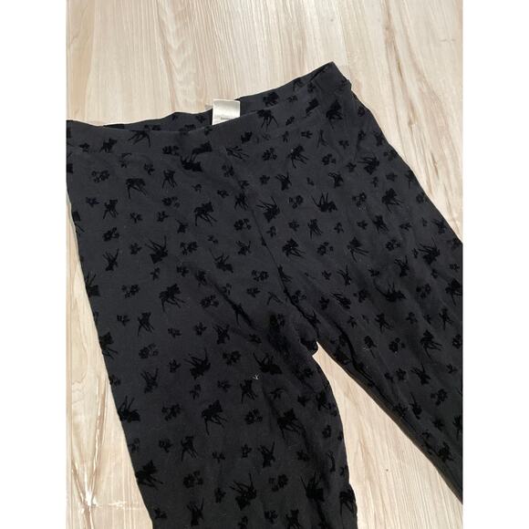 Disney x LC Lauren Conrad Bambi black leggings size small - Picture 3 of 4